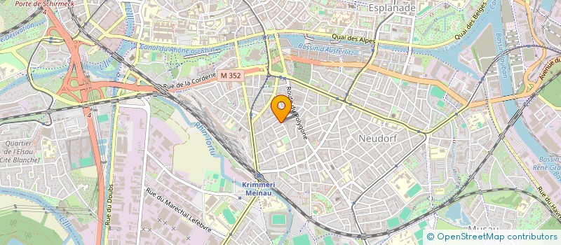 localisation de l'entreprise 789 040 508 à STRASBOURG
