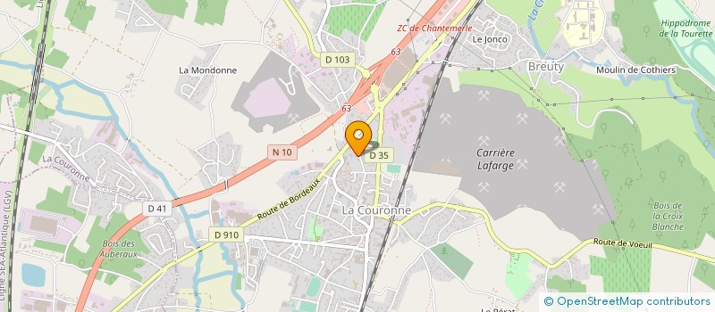 localisation de l'entreprise 789 044 781   LA COURONNE