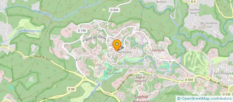 localisation de l'entreprise 789 123 049   VALBONNE