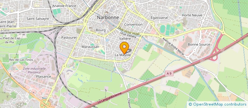 localisation de l'entreprise 789 124 062 à NARBONNE
