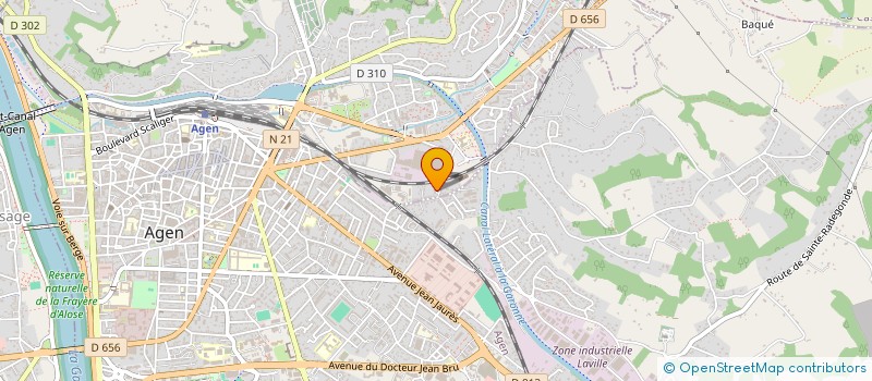 localisation de l'entreprise 789 190 766 à AGEN