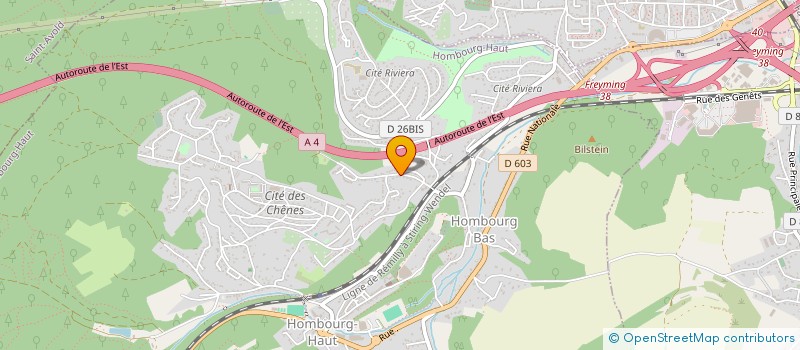 localisation de l'entreprise 789 274 016   HOMBOURG-HAUT