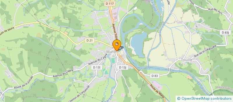 localisation de l'entreprise 789 317 450   SALIES-DU-SALAT