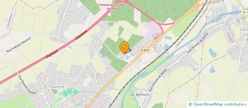 localisation de l'entreprise 789 356 581   CHATELLERAULT