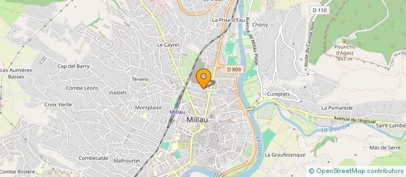 localisation de l'entreprise 789 361 748 à MILLAU