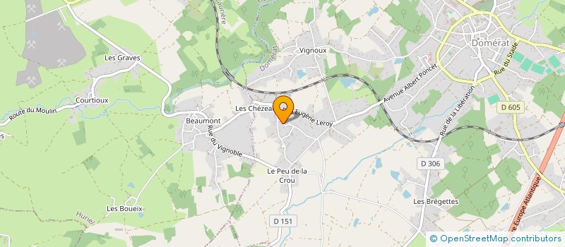 localisation de l'entreprise 789 395 597  à DOMERAT