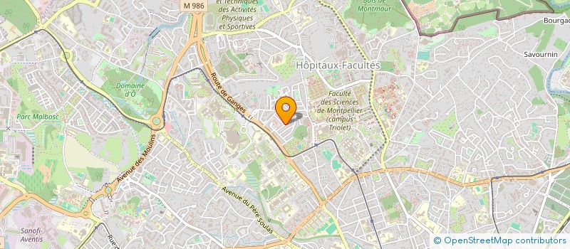 localisation de l'entreprise 789 419 413 à MONTPELLIER