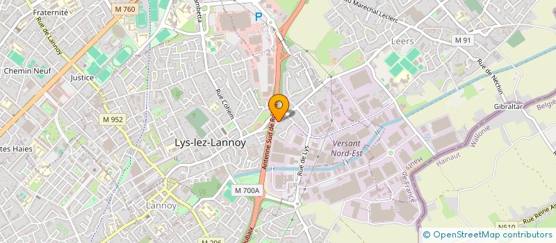 localisation de l'entreprise 789 426 988   LYS-LEZ-LANNOY