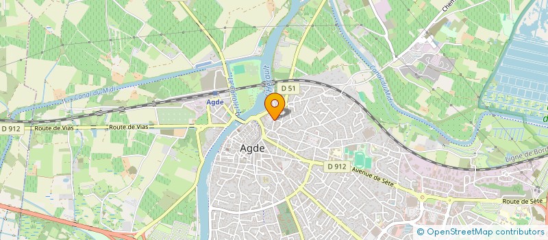 localisation de l'entreprise 789 439 916   AGDE