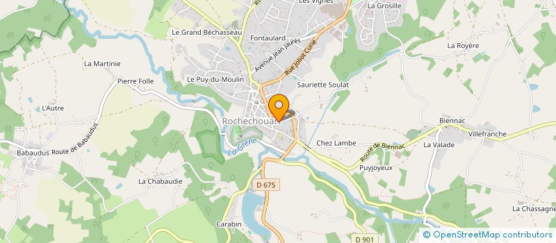 localisation de l'entreprise 789 498 912   ROCHECHOUART