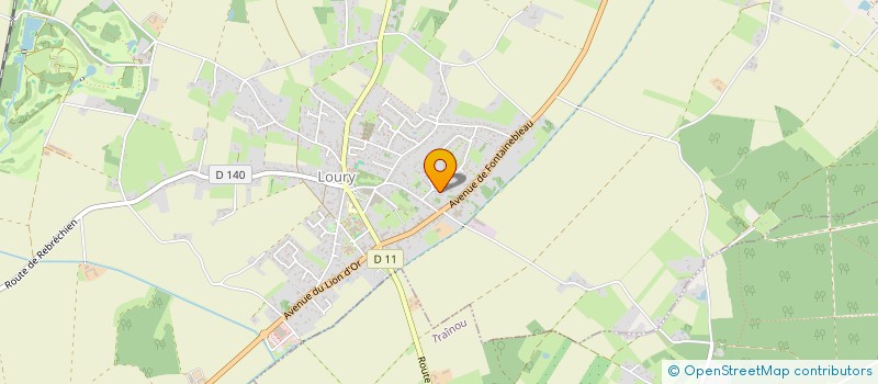 localisation de l'entreprise 789 504 586   LOURY