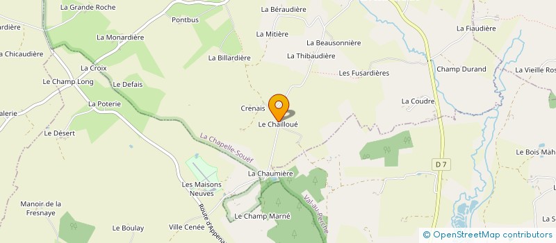 localisation de l'entreprise 789 518 651 à LA CHAPELLE-SOUEF