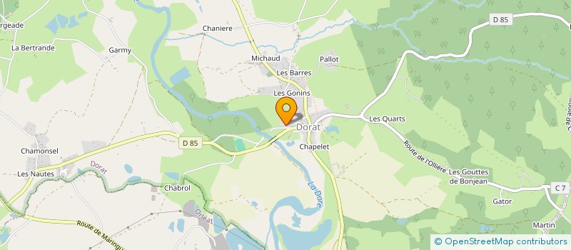 localisation de l'entreprise 789 556 222   MARINGUES