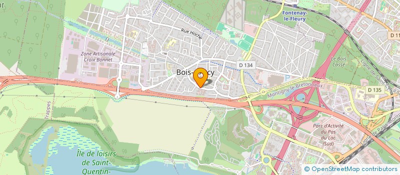 localisation de l'entreprise 789 556 651   BOIS-D'ARCY