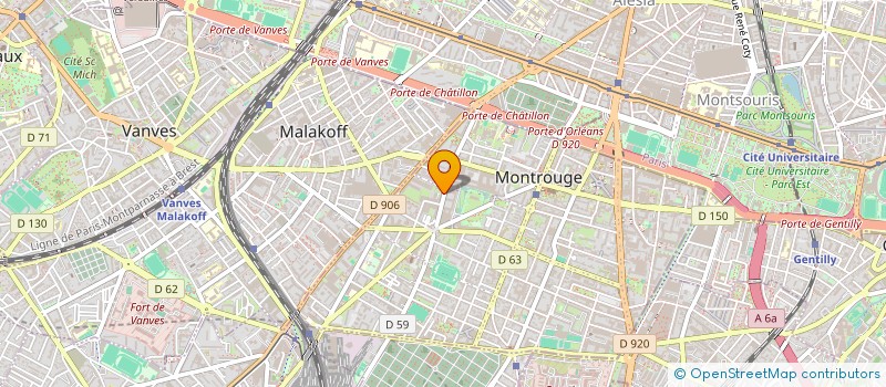 localisation de l'entreprise 789 556 768   CLAMART