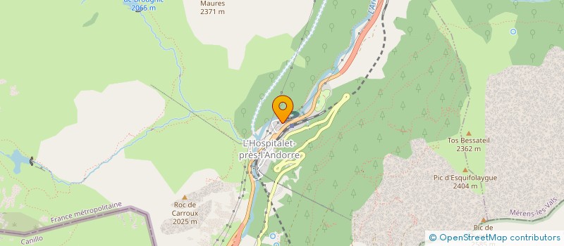 localisation de l'entreprise 789 568 813 à L HOSPITALET L ANDORRE