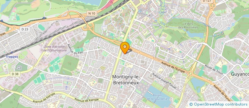 localisation de l'entreprise 789 576 998   MONTIGNY-LE-BRETONNEUX