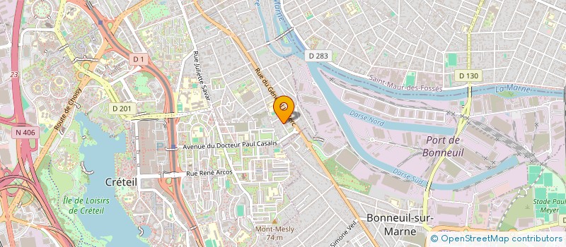 localisation de l'entreprise 789 577 020   CRETEIL