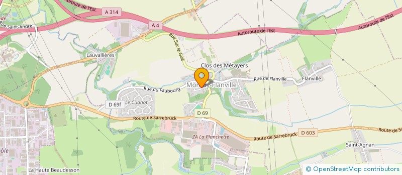 localisation de l'entreprise 789 644 655 à OGY-MONTOY-FLANVILLE