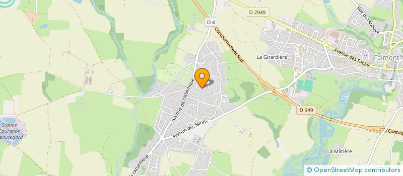 localisation de l'entreprise 789 651 163 à TALMONT-SAINT-HILAIRE