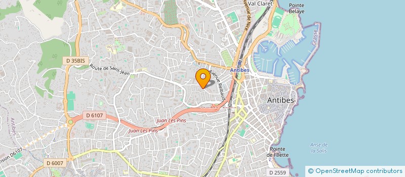 localisation de l'entreprise 789 663 788 à ANTIBES
