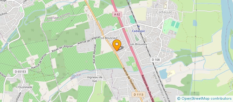 localisation de l'entreprise 789 691 649   CADAUJAC