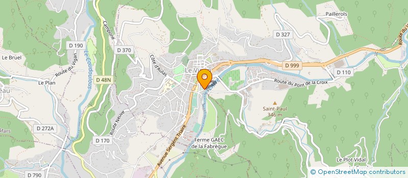 localisation de l'entreprise 789 727 724   LE VIGAN