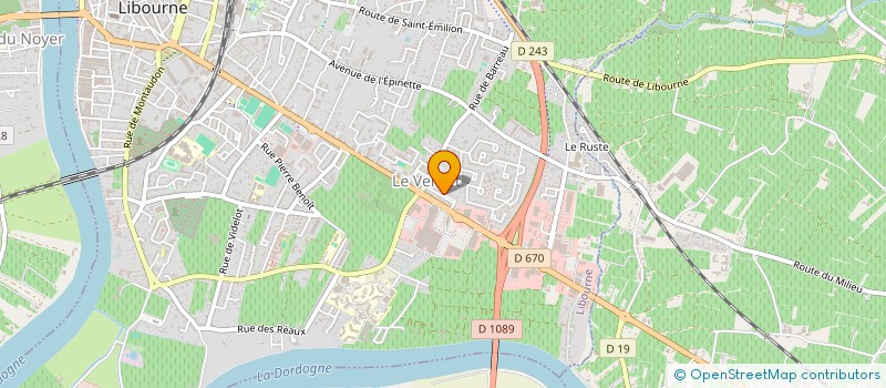 localisation de l'entreprise 789 745 106   LIBOURNE