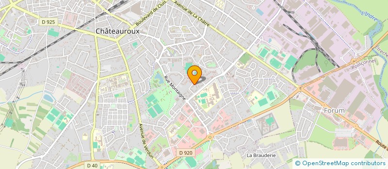 localisation de l'entreprise 789 749 710 à CHATEAUROUX