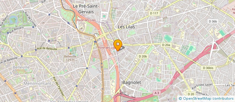 localisation de l'entreprise 789 768 165 à LES LILAS