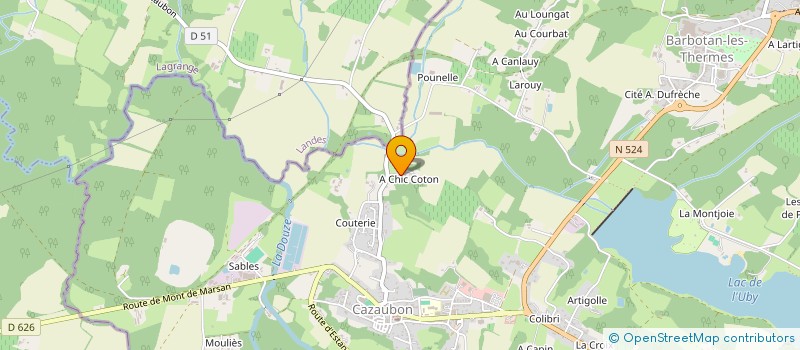 localisation de l'entreprise 789 847 605   BOUZON-GELLENAVE