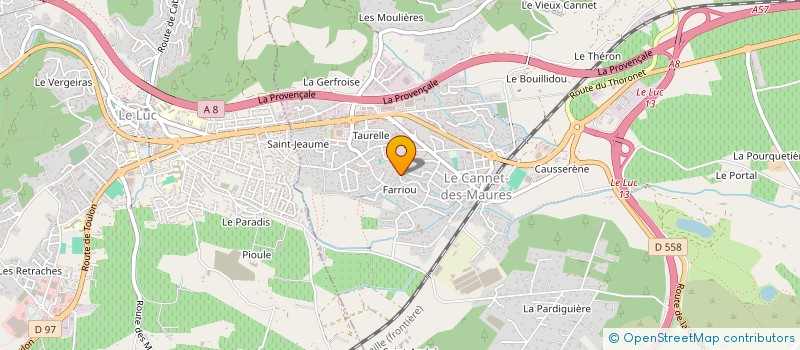 localisation de l'entreprise 789 857 505   LE CANNET-DES-MAURES