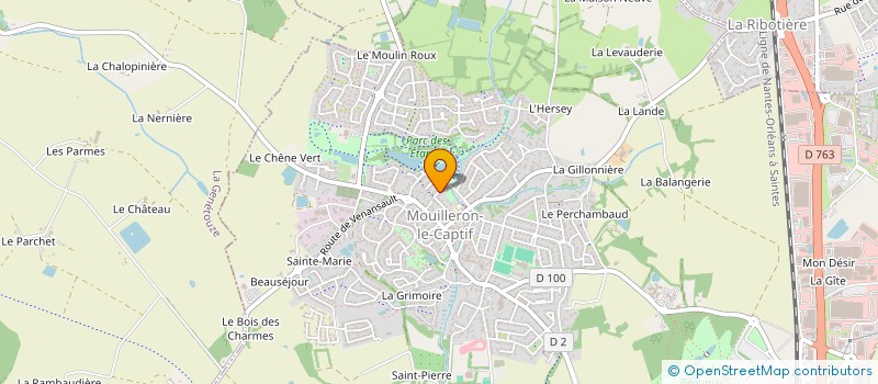 localisation de l'entreprise 789 883 576 à LA ROCHE-SUR-YON