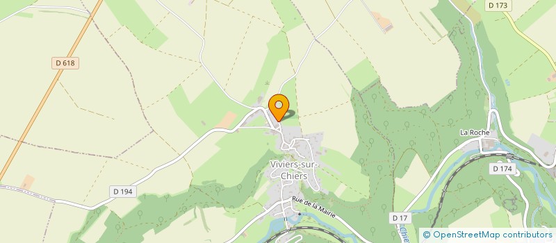 localisation de l'entreprise 789 885 860   VIVIERS-SUR-CHIERS