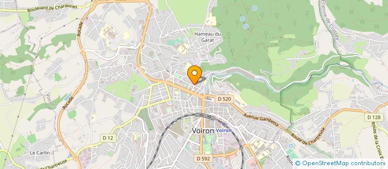 localisation de l'entreprise 789 912 540   VOIRON