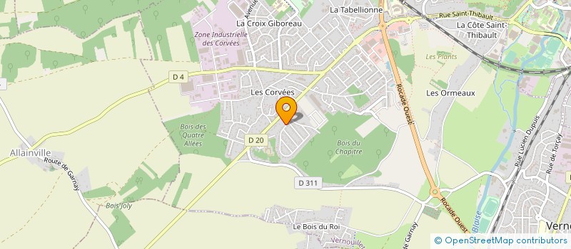 localisation de l'entreprise 789 919 412  à SAINT-CYR-L'ECOLE