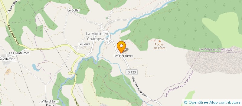 localisation de l'entreprise 789 921 285   LA MOTTE-EN-CHAMPSAUR