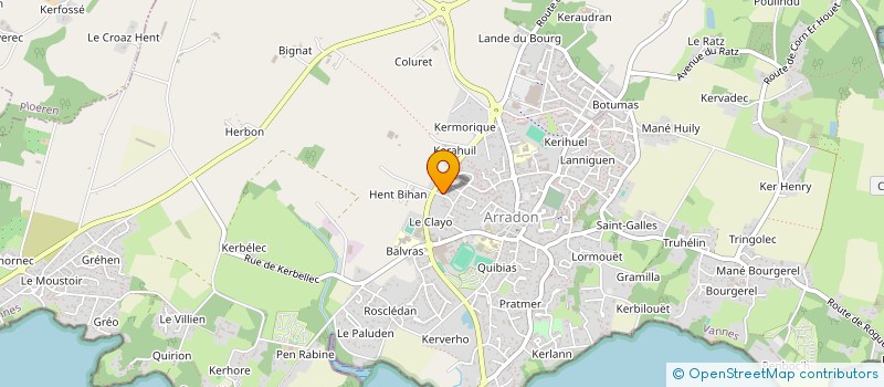 localisation de l'entreprise 789 925 419  à VANNES