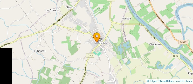 localisation de l'entreprise 789 957 487   MEAUZAC