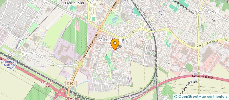 localisation de l'entreprise 789 976 511   CORMONTREUIL