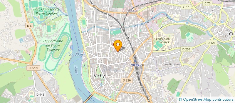 localisation de l'entreprise 789 977 873 à VICHY