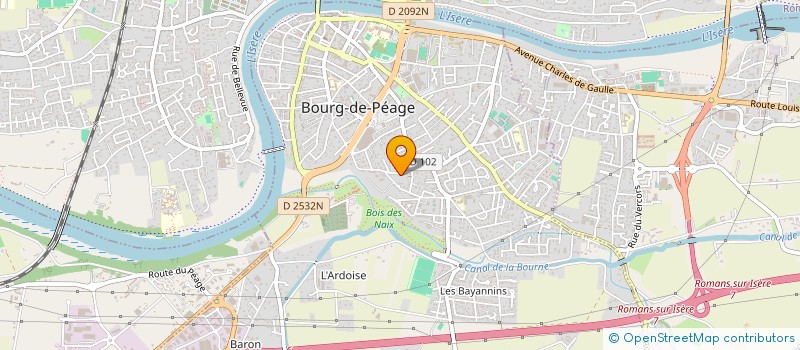 localisation de l'entreprise 790 007 322   BOURG-DE-PEAGE