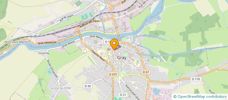 localisation de l'entreprise 790 014 070 à GRAY