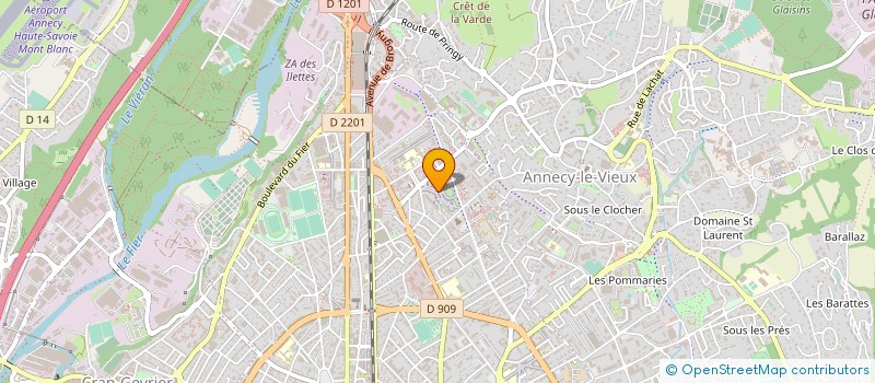 localisation de l'entreprise 790 028 542 à ANNECY