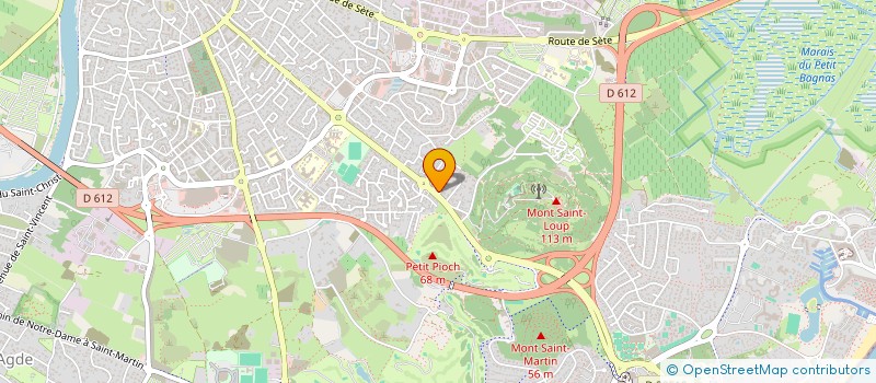 localisation de l'entreprise 790 036 446   AGDE