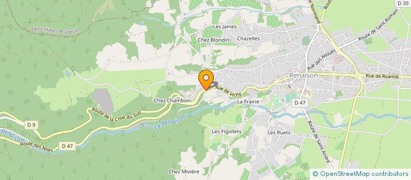 localisation de l'entreprise 790 046 825   LA PACAUDIERE