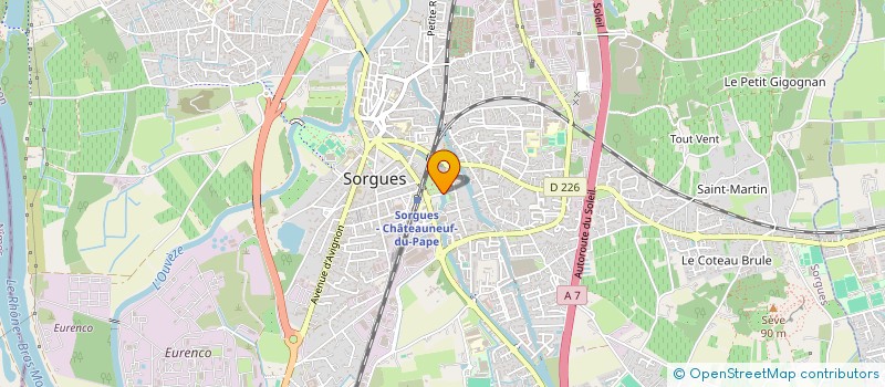 localisation de l'entreprise 790 106 058 à SORGUES