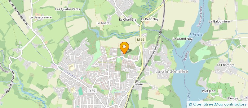 localisation de l'entreprise 790 107 213   LA CHAPELLE-SUR-ERDRE