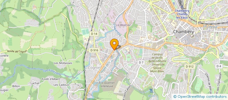 localisation de l'entreprise 790 112 155   COGNIN