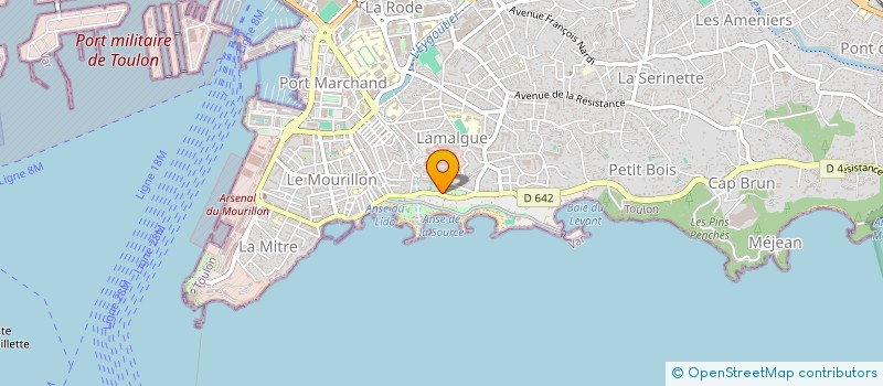 localisation de l'entreprise 790 136 279   TOULON